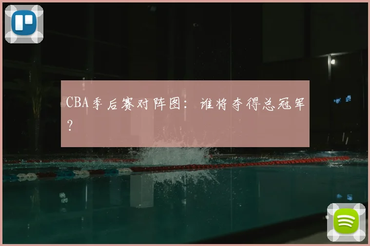 CBA季后赛对阵图:谁将夺得总冠军?