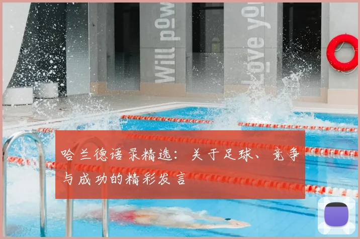 哈兰德语录精选:关于足球、竞争与成功的精彩发言
